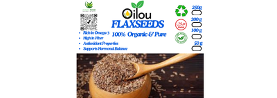 Flex Seeds | Alsi Seeds Oilou | Flexseeds | Flax Seed | Flaxseeds | Alsi k Beej / ke Seeds 100 Grams